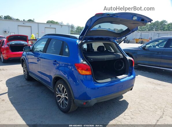 JA4AR4AW9GZ030599 2016 MITSUBISHI OUTLANDER SPORT Blue Trasero izquierdo