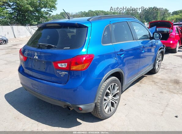 JA4AR4AW9GZ030599 2016 MITSUBISHI OUTLANDER SPORT Blue Trasero derecho