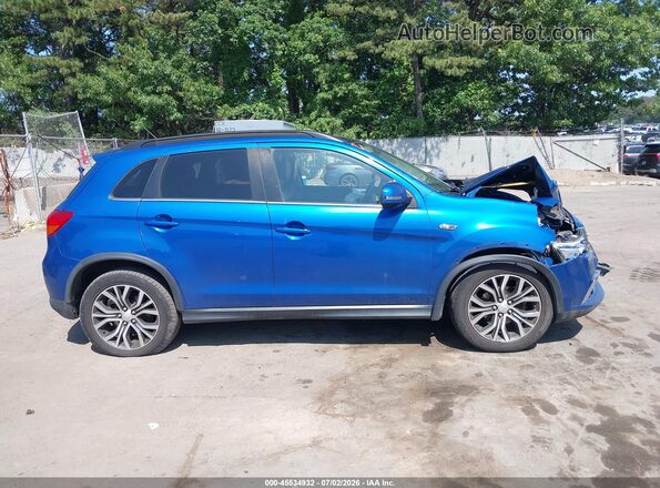 JA4AR4AW9GZ030599 2016 MITSUBISHI OUTLANDER SPORT Blue Vista interior trasera