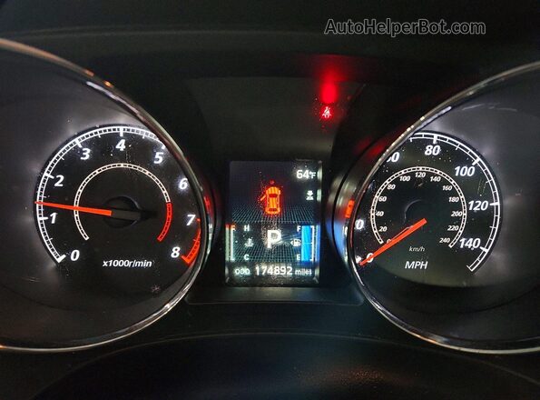 JA4AR4AWXGZ028408 2016 MITSUBISHI OUTLANDER White Instrument cluster view