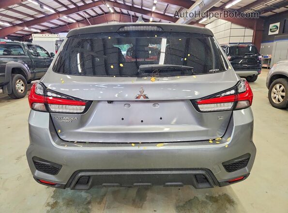 JA4ARUAU0MU019692 2021 MITSUBISHI OUTLANDER Gray Հետևի տեսք