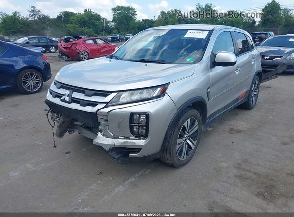 JA4ARUAU1MU004375 2021 MITSUBISHI OUTLANDER SPORT Silver Front left