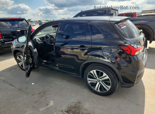 JA4ARUAU2MU019533 2021 MITSUBISHI OUTLANDER Black უკანა მარცხენა