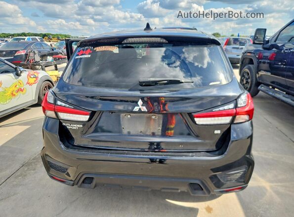 JA4ARUAU2MU019533 2021 MITSUBISHI OUTLANDER Black უკანა ხედი