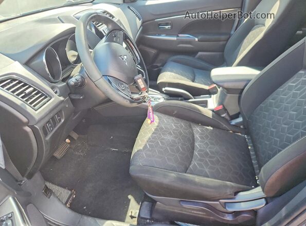 JA4ARUAU2MU019533 2021 MITSUBISHI OUTLANDER Black წინა სალონის ხედი