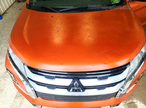 JA4ARUAU4RU015958 2024 MITSUBISHI OUTLANDER Orange ძრავის განყოფილების ხედი