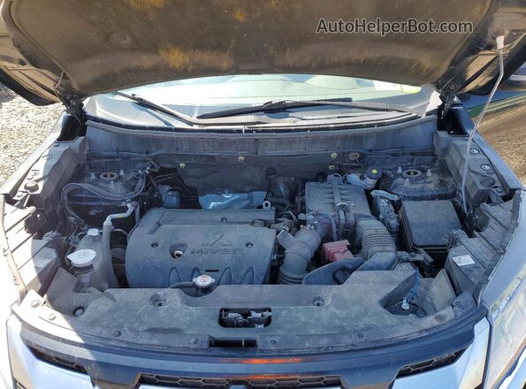 JA4ARUAUXMU025838 2021 MITSUBISHI OUTLANDER Black Вид підкапотного простору