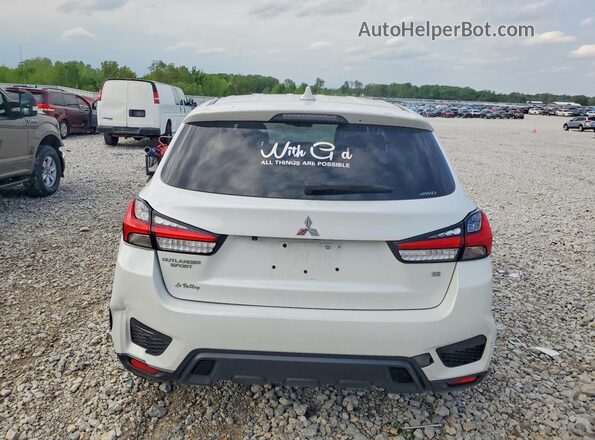 JA4ARUAUXMU029050 2021 MITSUBISHI OUTLANDER White Widok z tyłu