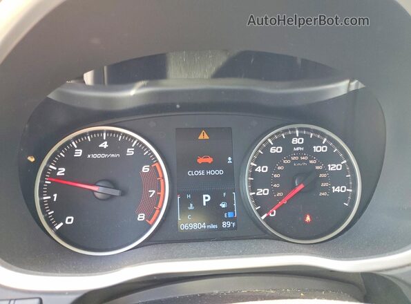 JA4AS3AA8LZ034401 2020 MITSUBISHI ECLIPSE Silver Вид щитка приладів