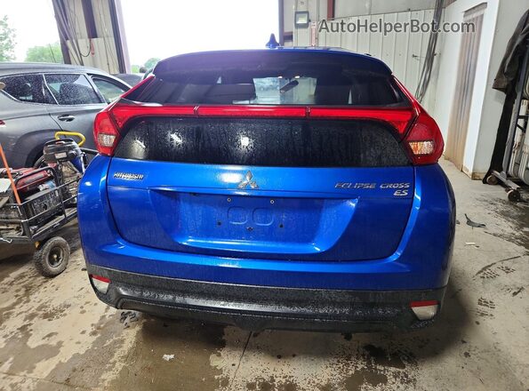 JA4AS3AA9JZ067601 2018 MITSUBISHI ECLIPSE Blue Widok z tyłu