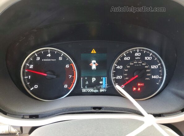 JA4ASWAA8NZ060307 2022 MITSUBISHI ECLIPSE White Vista del cuadro de instrumentos