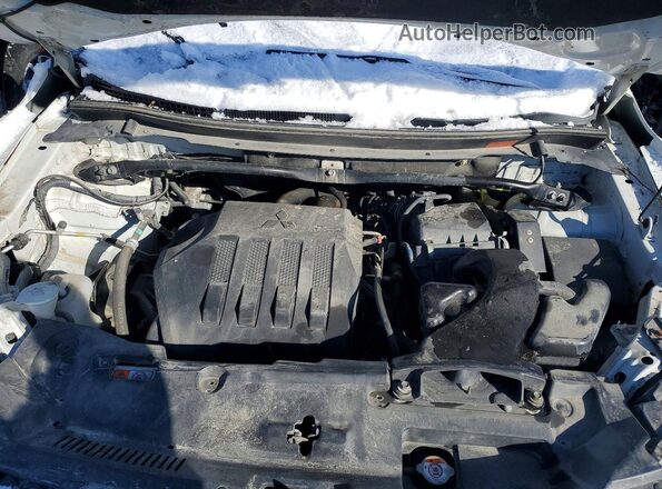 JA4AT3AA8KZ603971 2019 MITSUBISHI ECLIPSE White Vista del compartimento del motor