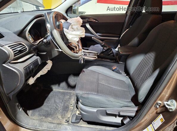 JA4AT4AA5JZ044156 2018 MITSUBISHI ECLIPSE Brown წინა სალონის ხედი