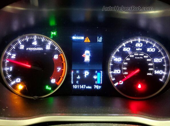 JA4AT5AA3KZ053333 2019 MITSUBISHI ECLIPSE White Instrument cluster view