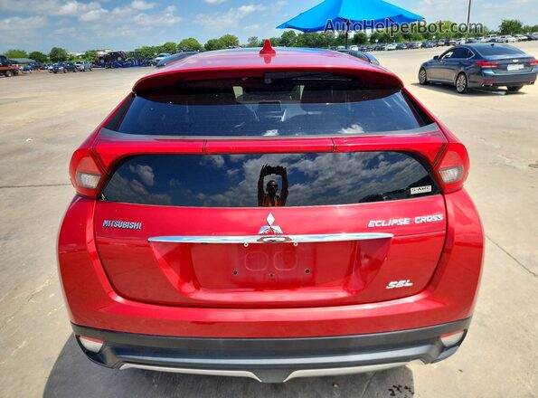 JA4AT5AA4JZ068342 2018 MITSUBISHI ECLIPSE Red Rear view