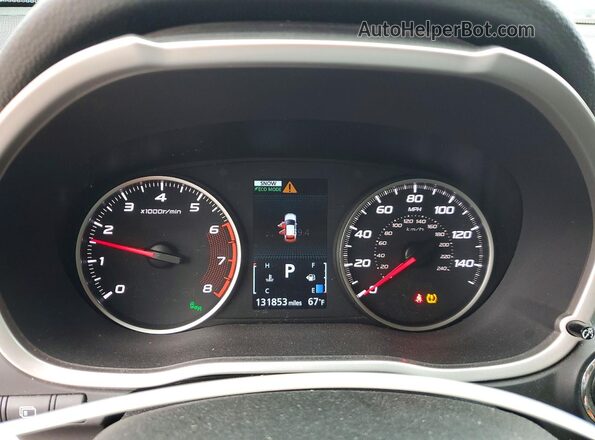 JA4AT5AAXJZ044952 2018 MITSUBISHI ECLIPSE White Widok zestawu wskaźników