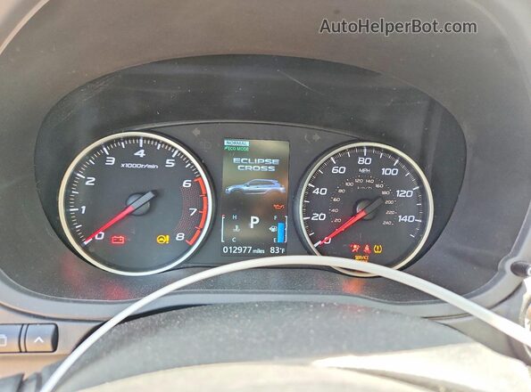 JA4ATVAA0RZ003239 2024 MITSUBISHI ECLIPSE White Սարքավորումների վահանակի տեսք