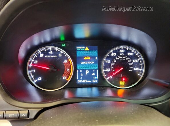 JA4ATVAA9PZ055224 2023 MITSUBISHI ECLIPSE Black Widok zestawu wskaźników