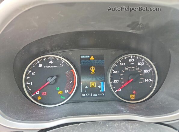 JA4ATWAA0NZ023099 2022 MITSUBISHI ECLIPSE Blue Instrument cluster view