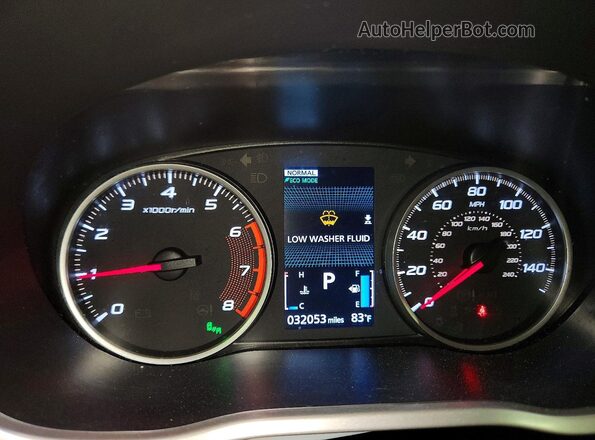 JA4ATWAA3SZ007054 2025 MITSUBISHI ECLIPSE Red ხელსაწყოთა პანელის ხედი