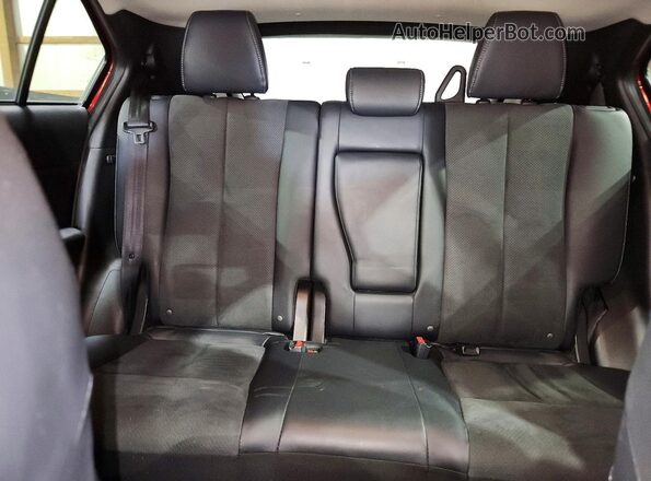 JA4ATWAA3SZ007054 2025 MITSUBISHI ECLIPSE Red უკანა სავარძლების ხედი