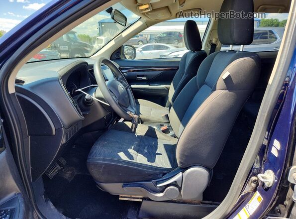 JA4AZ3A30KZ052371 2019 MITSUBISHI OUTLANDER Blue Սալոնի դիմացի տեսք