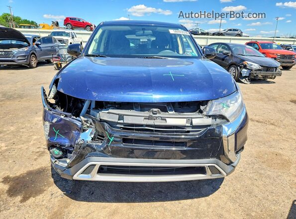 JA4AZ3A30KZ052371 2019 MITSUBISHI OUTLANDER Blue Դիմացի տեսք