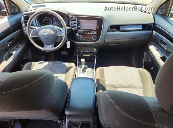 JA4AZ3A30KZ052371 2019 MITSUBISHI OUTLANDER Blue Առջևի վահանակի տեսք