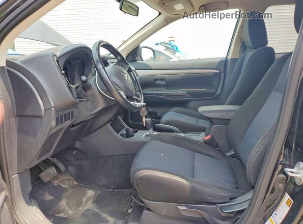 JA4AZ3A31GZ035151 2016 MITSUBISHI OUTLANDER Black წინა სალონის ხედი
