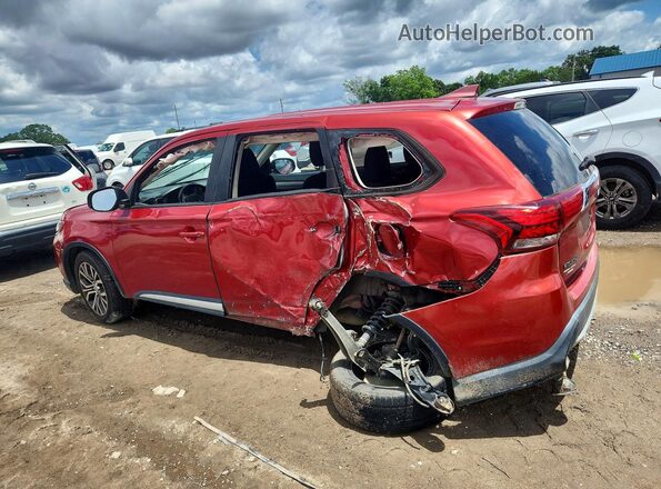 JA4AZ3A32HZ026444 2017 MITSUBISHI OUTLANDER Red Задня ліва чверть