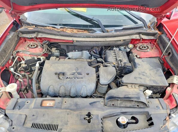 JA4AZ3A32HZ026444 2017 MITSUBISHI OUTLANDER Red Вид підкапотного простору