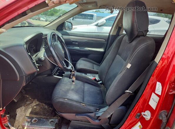 JA4AZ3A32HZ026444 2017 MITSUBISHI OUTLANDER Red Вид салону спереду