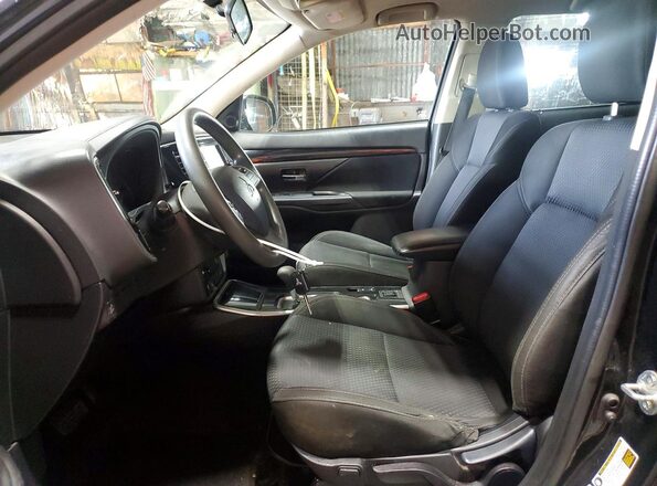 JA4AZ3A32LZ045987 2020 MITSUBISHI OUTLANDER Black Вид салону спереду