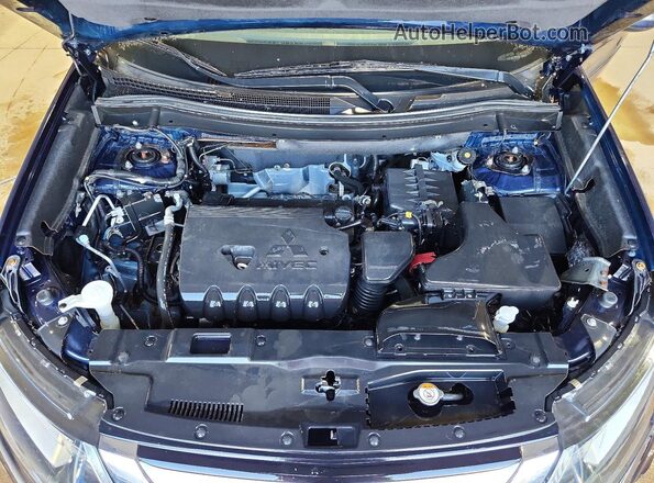 JA4AZ3A33HZ007160 2017 MITSUBISHI OUTLANDER Blue Engine compartment view