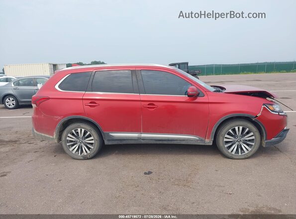 JA4AZ3A34KZ014058 2019 MITSUBISHI OUTLANDER Красный Вид задней части салона