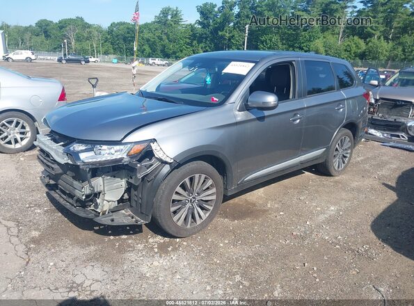 JA4AZ3A34LZ045490 2020 MITSUBISHI OUTLANDER Серебряный Передняя левая четверть