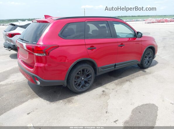 JA4AZ3A39KZ025542 2019 MITSUBISHI OUTLANDER Красный Задняя правая четверть