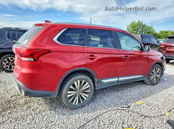 JA4AZ3A3XKZ039403 2019 MITSUBISHI OUTLANDER Red Задня права чверть