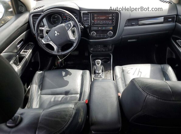 JA4J24A54JZ054344 2018 MITSUBISHI OUTLANDER White Вид панелі приладів