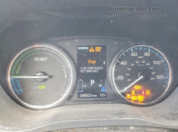 JA4J24A56LZ016293 2020 MITSUBISHI OUTLANDER Silver Սարքավորումների վահանակի տեսք