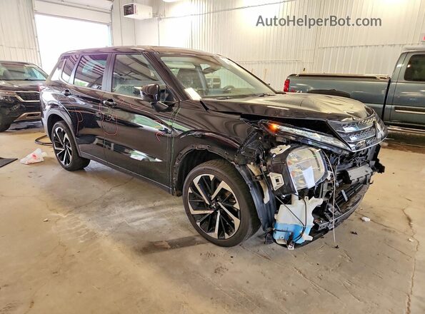 JA4J3TA80NZ076137 2022 MITSUBISHI OUTLANDER Black Przód prawy