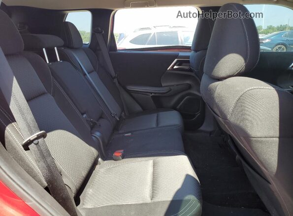 JA4J3TA84PZ010015 2023 MITSUBISHI OUTLANDER Red Widok wnętrza z tyłu
