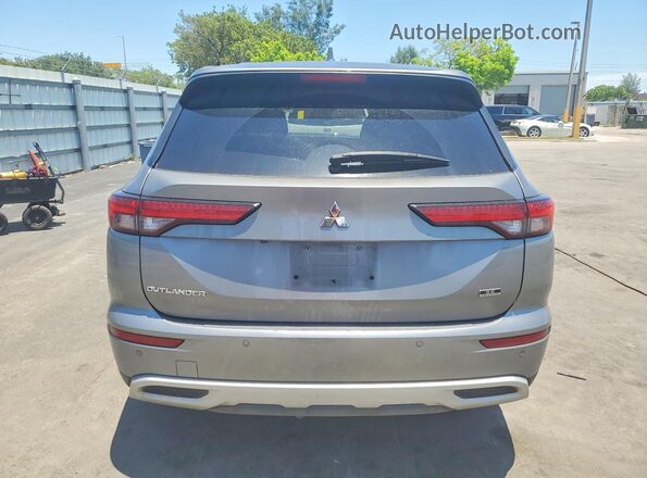 JA4J3UA80NZ005221 2022 MITSUBISHI OUTLANDER Gray Вид ззаду