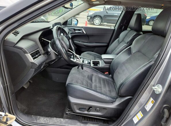 JA4J3UA80NZ010984 2022 MITSUBISHI OUTLANDER Gray Vista interior delantera