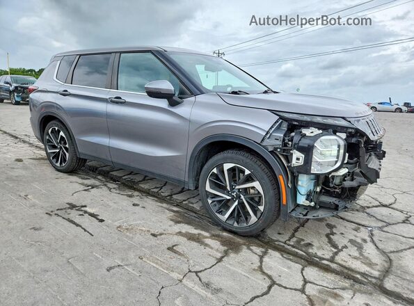 JA4J3UA80NZ010984 2022 MITSUBISHI OUTLANDER Gray Delantero derecho