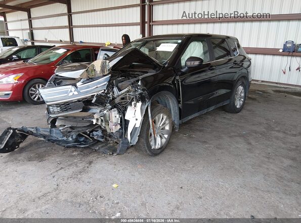 JA4J3UA86SZ015666 2025 MITSUBISHI OUTLANDER Black Vista tres cuartos delantera izquierda