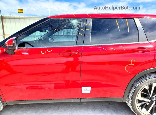 JA4J3UA87PZ050353 2023 MITSUBISHI OUTLANDER Red Vista de la etiqueta del VIN
