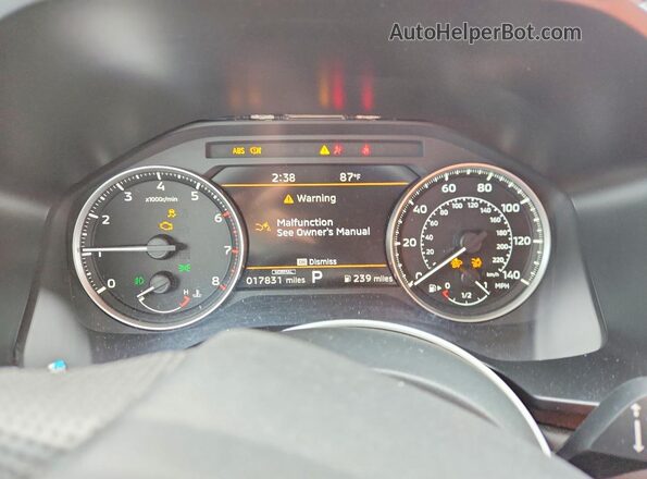 JA4J3VA80SZ045381 2025 MITSUBISHI OUTLANDER Charcoal ხელსაწყოთა პანელის ხედი