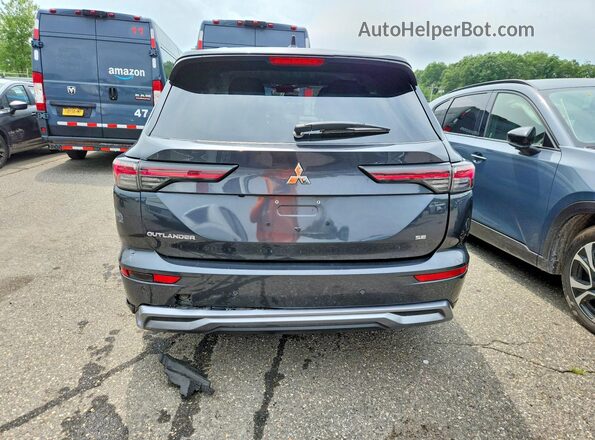 JA4J3VA80SZ045381 2025 MITSUBISHI OUTLANDER Charcoal უკანა ხედი
