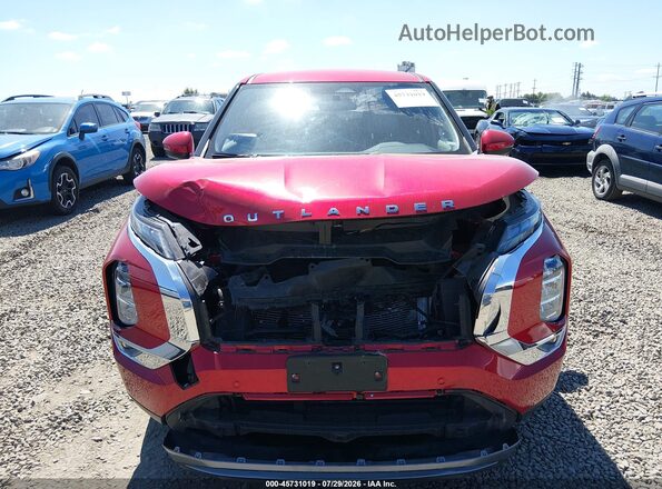 JA4J3VA84SZ030639 2025 MITSUBISHI OUTLANDER Красный Вид задней части салона